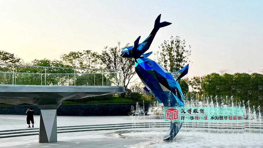 雕塑源頭廠家,不銹鋼鯨魚雕塑的藝術(shù)華章