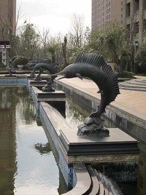 仿銅鑄銅動(dòng)物景觀雕塑